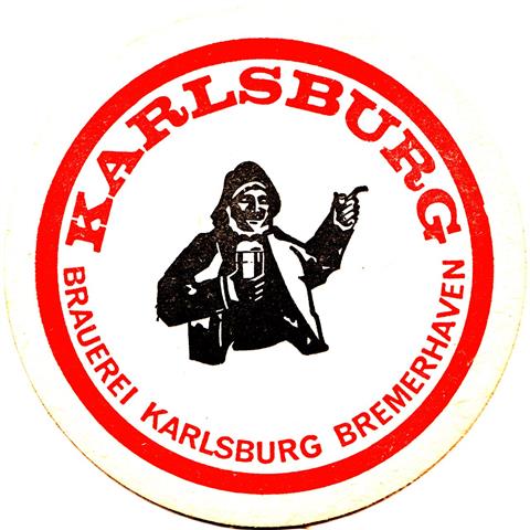 bremerhaven hb-hb karlsburg das edle 3b (rund215-mann mit bierglas-schwarzrot)